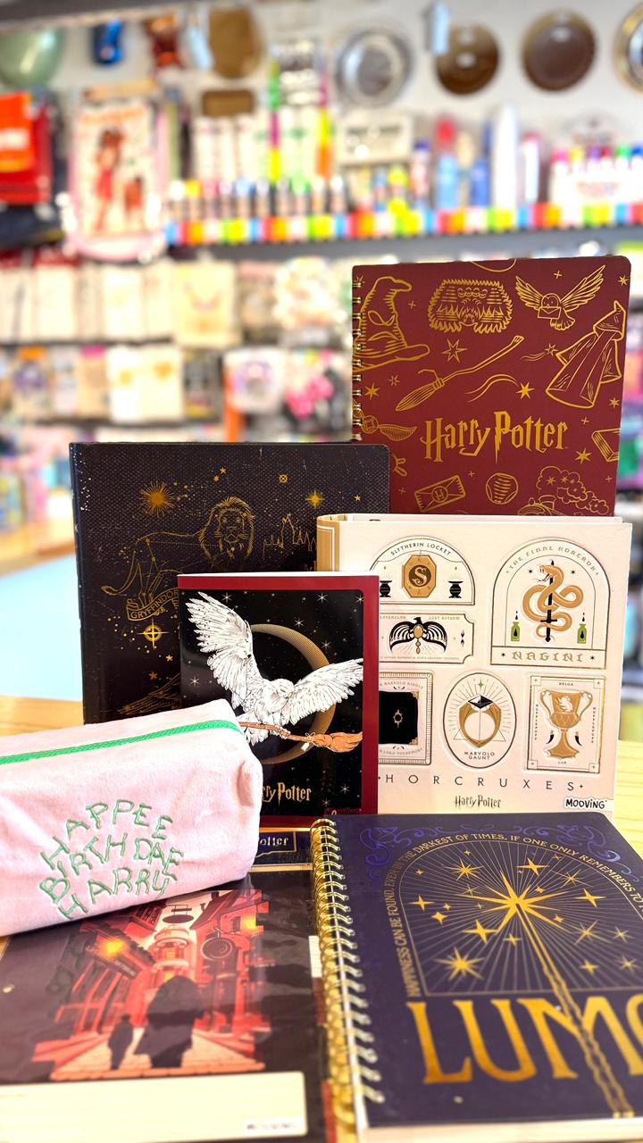 Productos de librería con temática Harry Potter